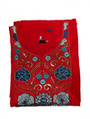 Floral Embroidered Kurti Pant & Dupatta Set