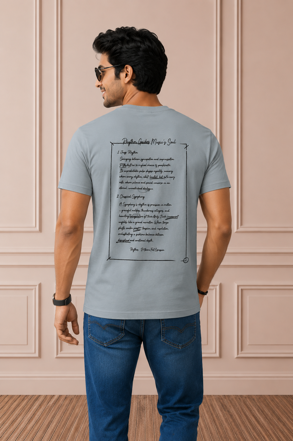 Men's Solid Crew Neck Cotton T-Shirt
