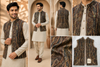 Men’s Multicolor Paisley Printed Nehru Jacket