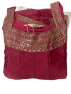 Women's Pink Embroidered Anarkali Kurta Set with Dupatta