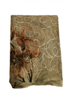 Elegant Grey Organza Embroidery Saree with Floral Print