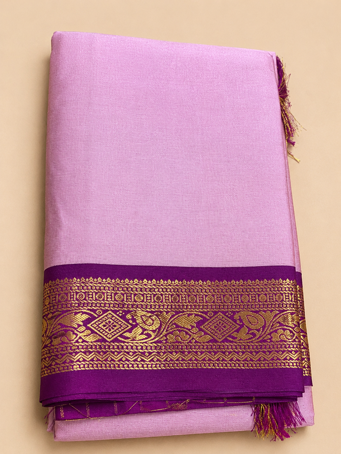 Elegant Silk Blend Saree  Pink & Teal Green Traditional Sarees
