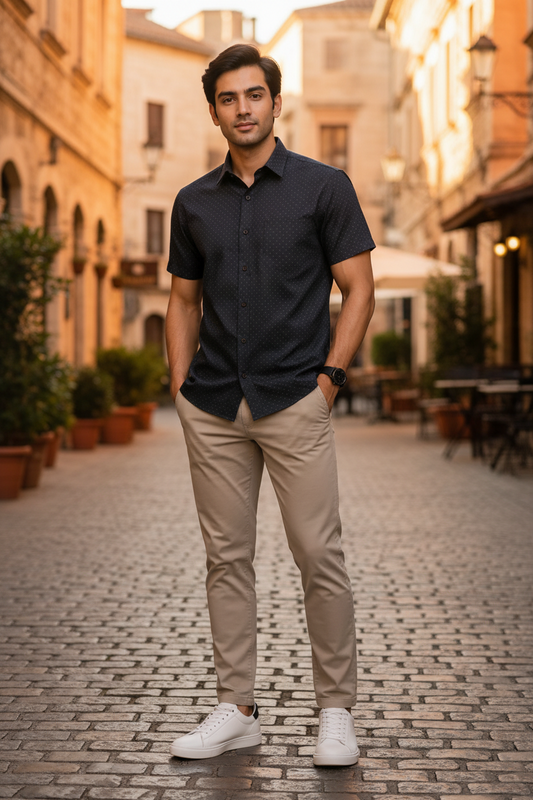 Men’s Casual Half Sleeve Shirt