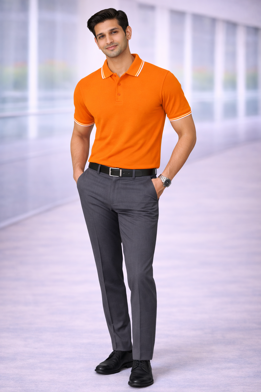 Corporate Uniform Men T-Shirt Customizable Bulk Order