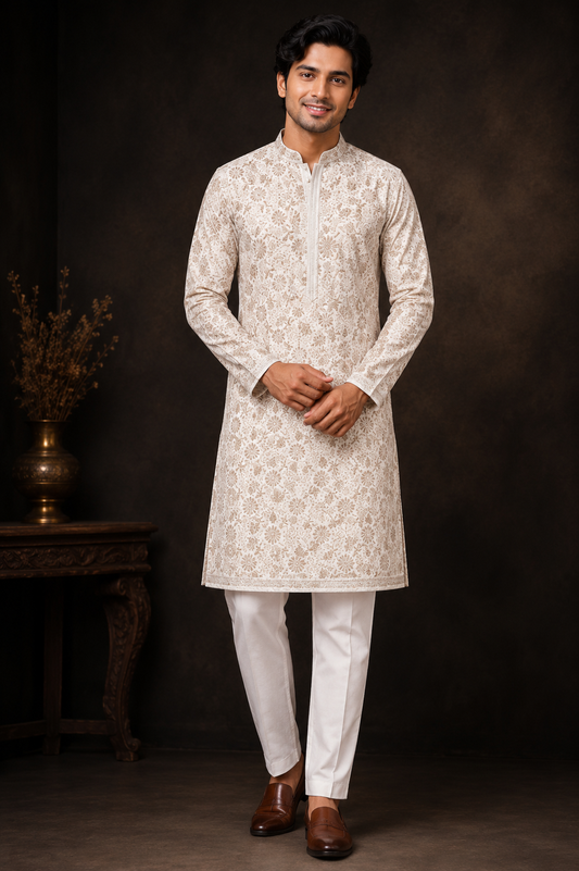 vory Floral Printed Kurta Set