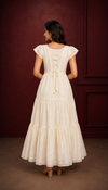 Light Yellow Tiered Maxi Dress