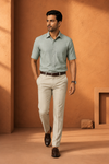 Men's  Striped Half Sleeve Casual Shirt