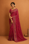 Royal  Printed Saree with Traditional Border