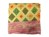 Royal Mustard Saree with Pink Zari Border