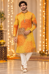 Vibrant Bandhani Festive Kurta Only