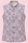 Lavender Floral Brocade Modi Jacket