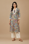 Women’s Multicolor Floral Printed Straight KurtI