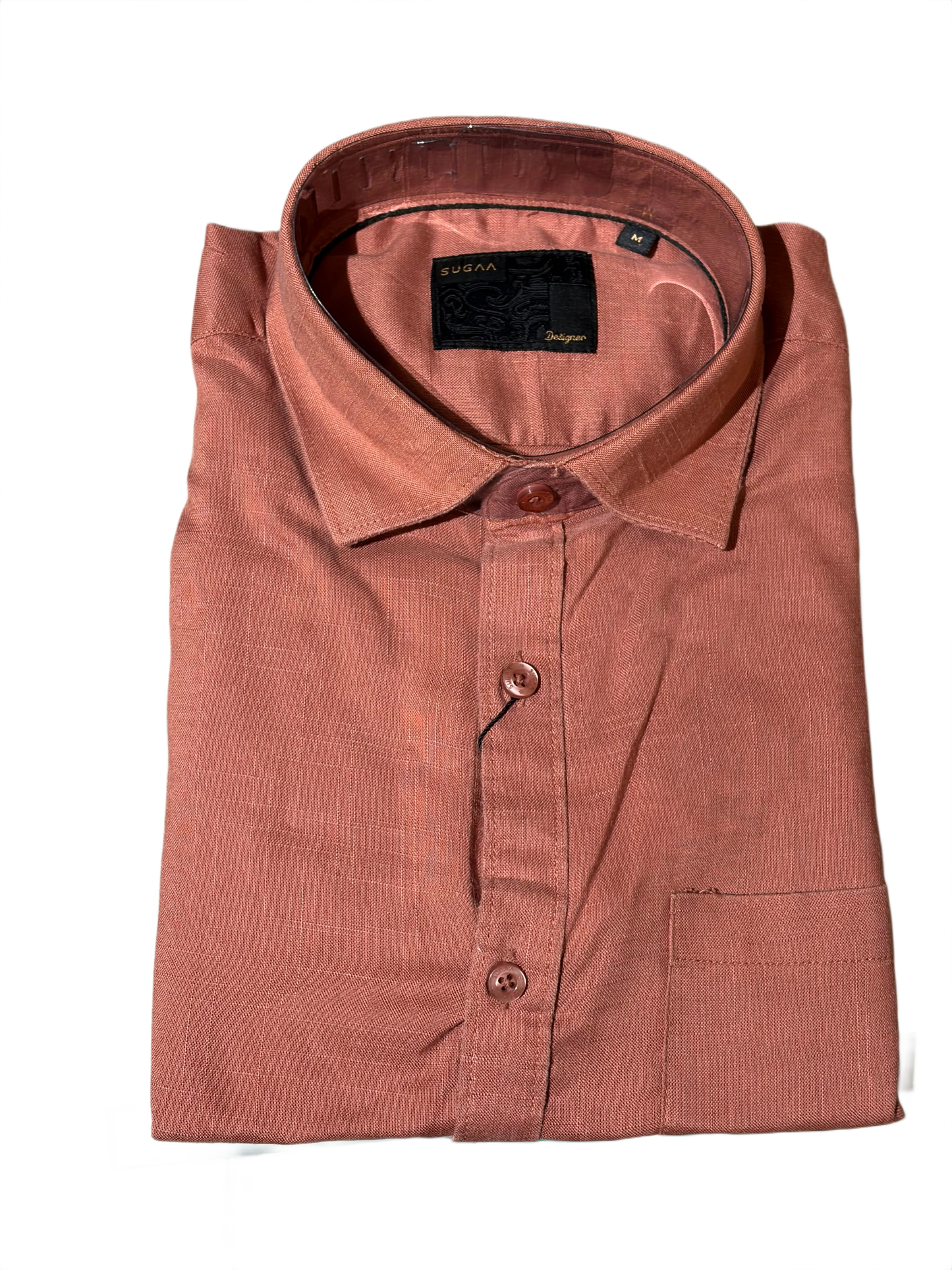 Rust Brown Premium Formal Shirt