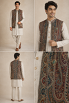 Paisley Printed Nehru Jacket