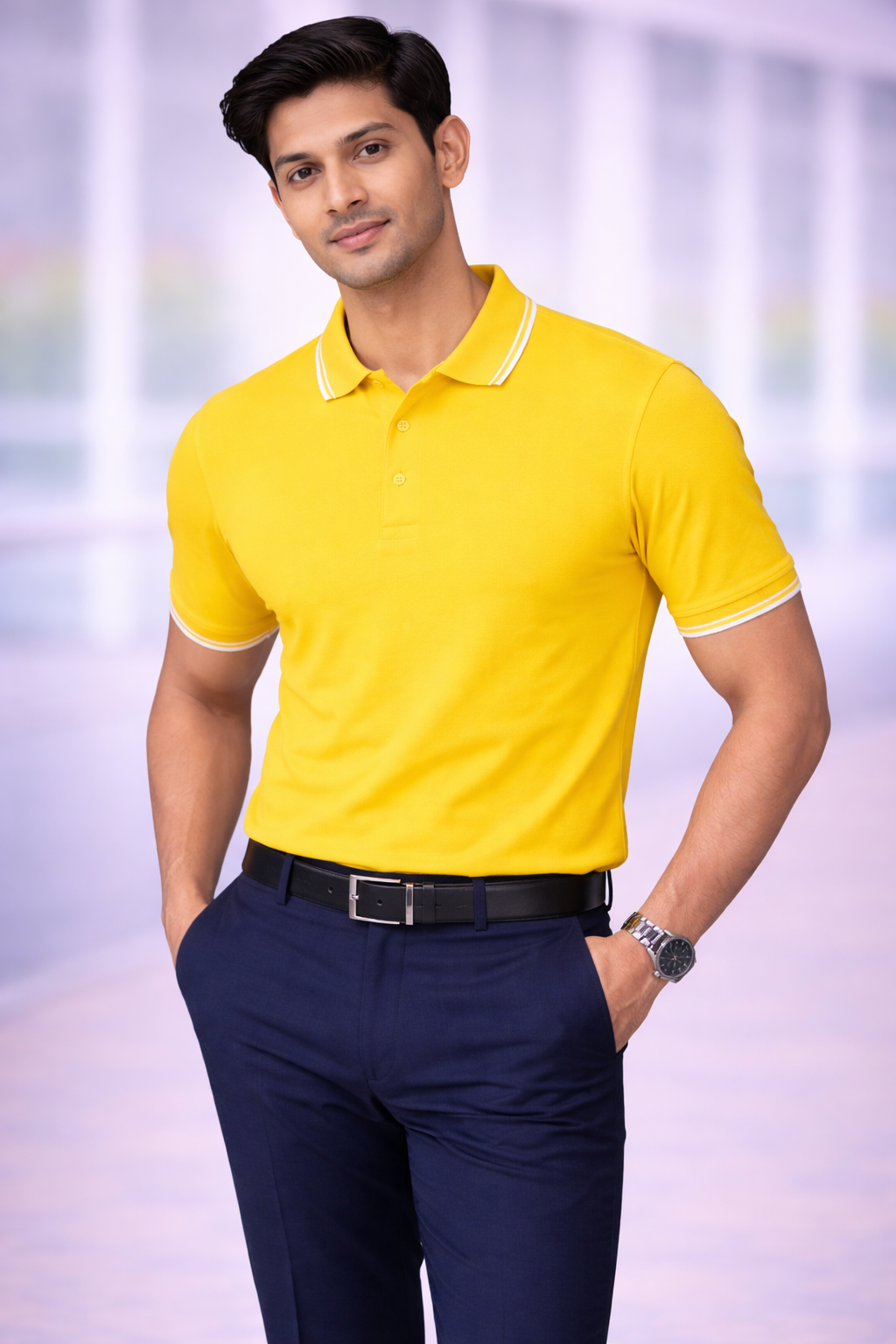 Corporate Uniform Men T-Shirt Customizable Bulk Order