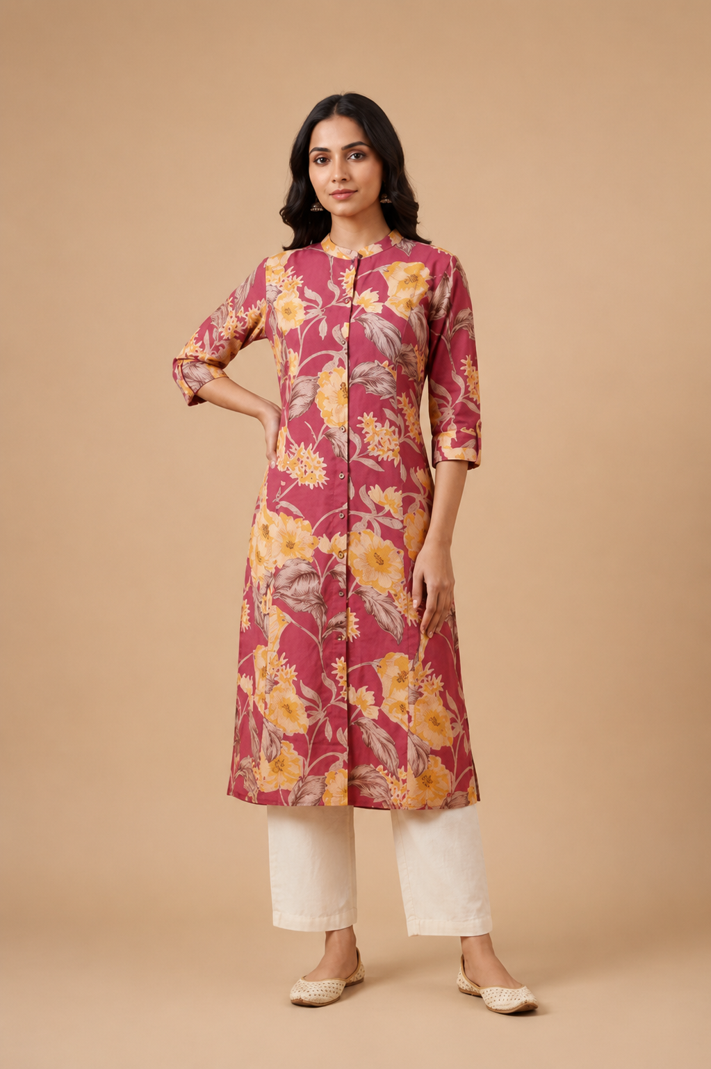 Women’s  Printed A-Line Kurta