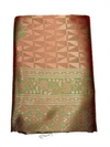 Rust Orange & Mint Green Saree with Rich Zari Pallu