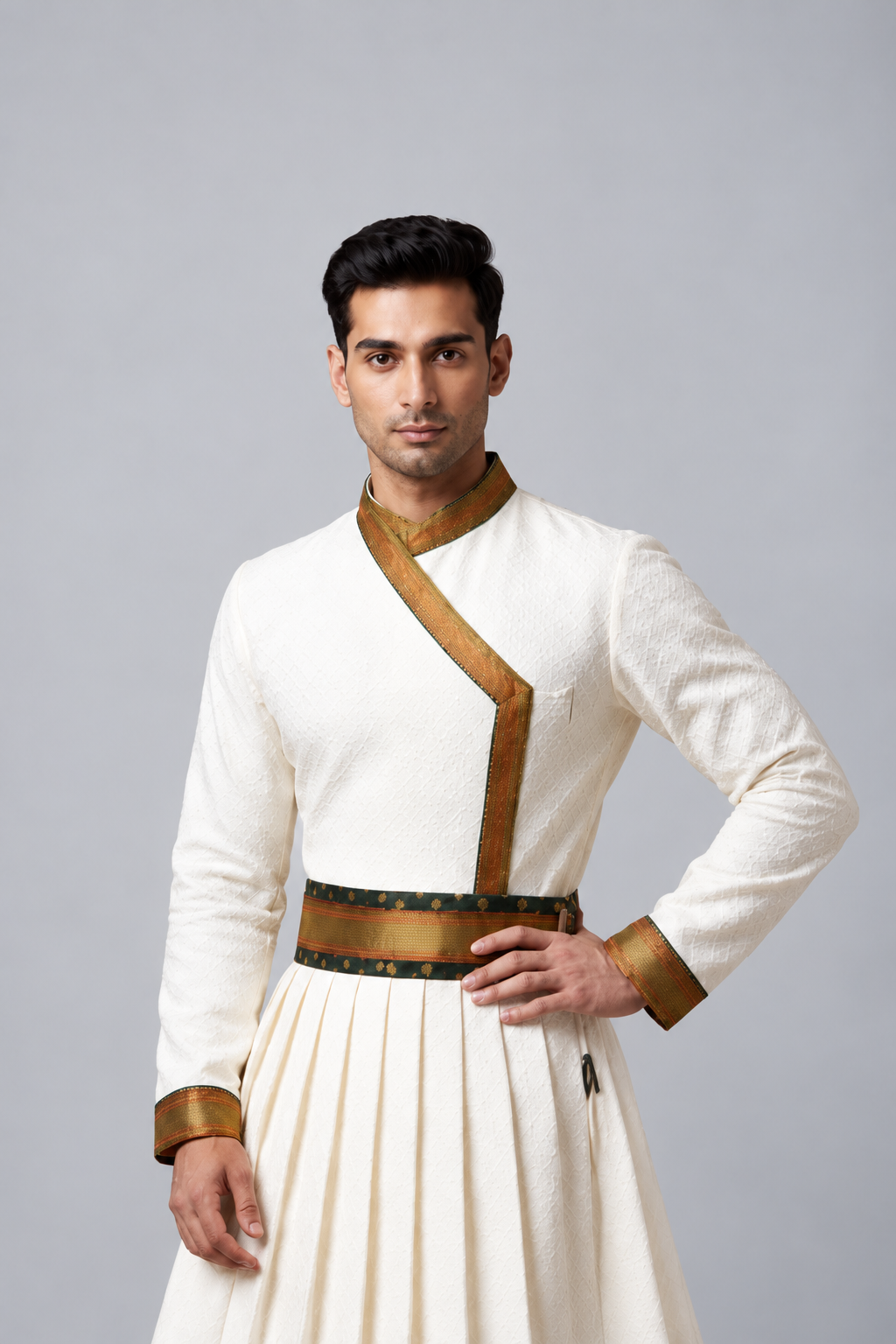 Royal Angarkha Peshwai Outfit