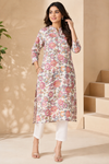 Ivory Bloom Floral Kurti