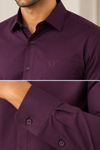 Men's Premium Solid  Formal Shirt | Full Sleeve | Tailored Fit | Classic Office Wear