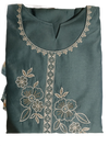 Powder Blue Kurti Pant & Dupatta Set