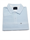 Sky Mist Colorblock Polo T-Shirt for Men | Premium Casual Cotton Polo