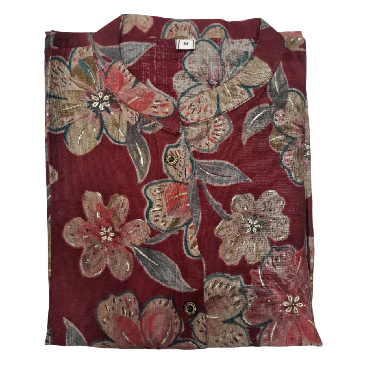 Women's Floral Printed Straight Kurti