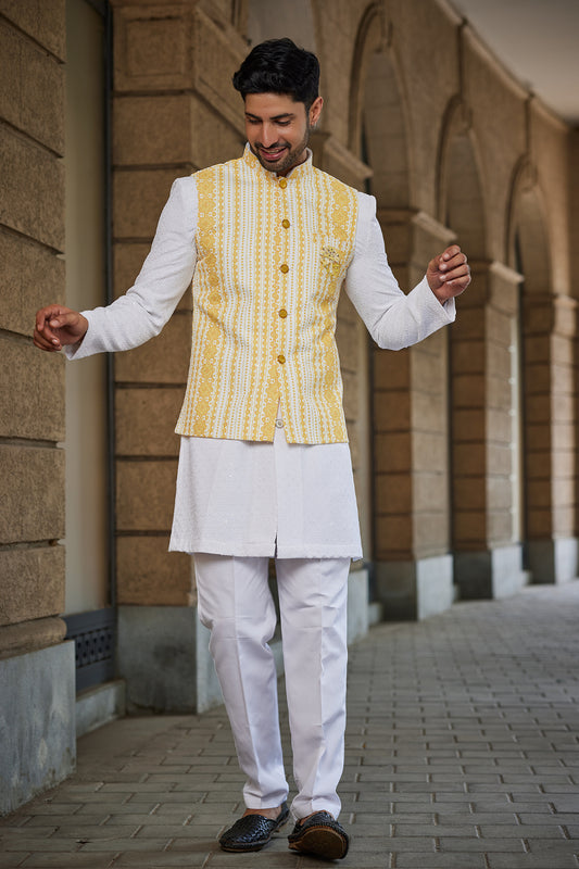 Classic Kurta Jacket Set