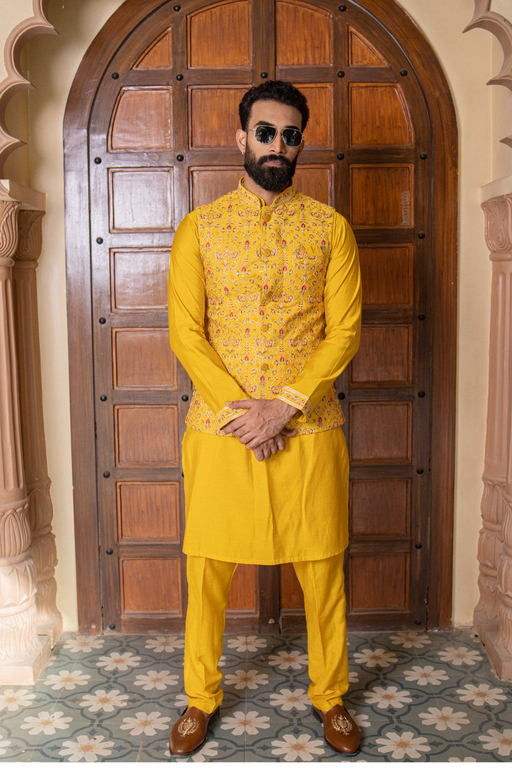 Classic Kurta Jacket Set
