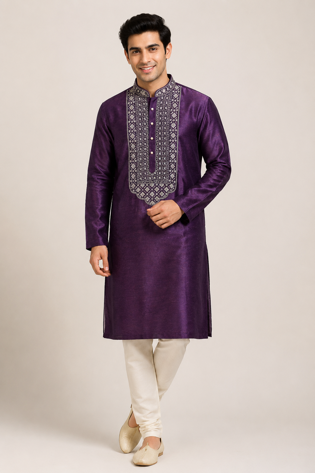 Royal Purple Kurta