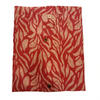 Coral Pink Abstract Print Kurti with White Pants