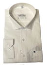 Men's Premium White Textured Formal Shirt – Full Sleeve Classic Office Wear