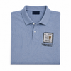 AAIMS Men's Sky Blue Polo T-Shirt