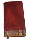 Elegant Maroon Handloom Saree