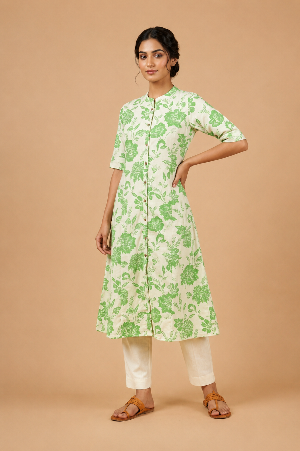 Women’s  Printed A-Line Kurta