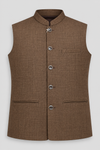 Men's Classic Brown Textured Modi Jacket