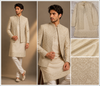 Ivory Embroidered Indo-Western Jacket