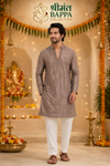 Plum Tissue Kurta