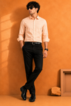 Men's Premium Peach Formal Shirt
