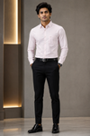 Men's Light Pink Premium Formal Shirt | Full Sleeves | Slim Fit | Office & Business Wear
