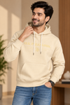 Men’s Premium Beige Hooded Sweatshirt