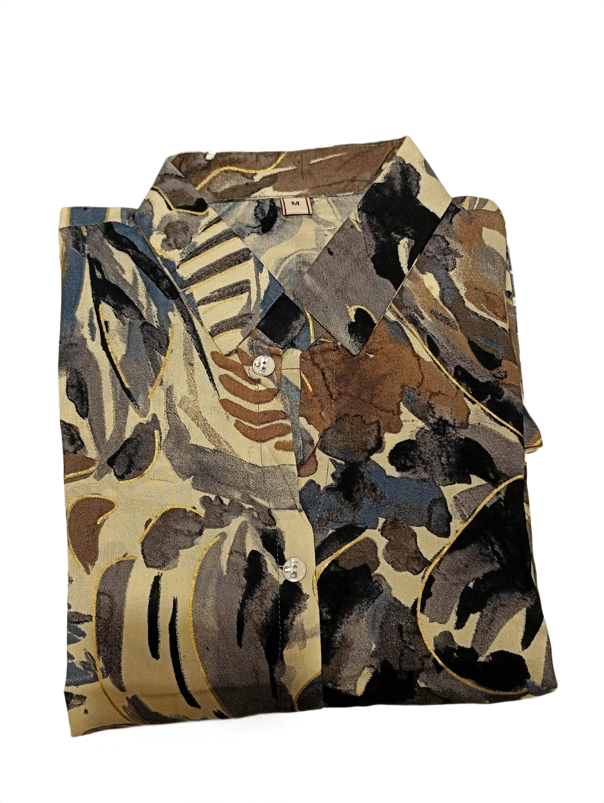 Women's Abstract Floral Printed Co-Ord Set with High-Low Kurti & Straight Pants