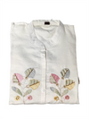 Ivory Floral Embroidered Kurta Pant Set