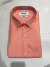 Men's Coral Peach Solid Formal Shirt –   Full Sleeve Office Wear