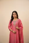 Embroidered Festive Kurta Set with Dupatta