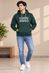 Men’s Forest Green Graphic Pullover Hoodie
