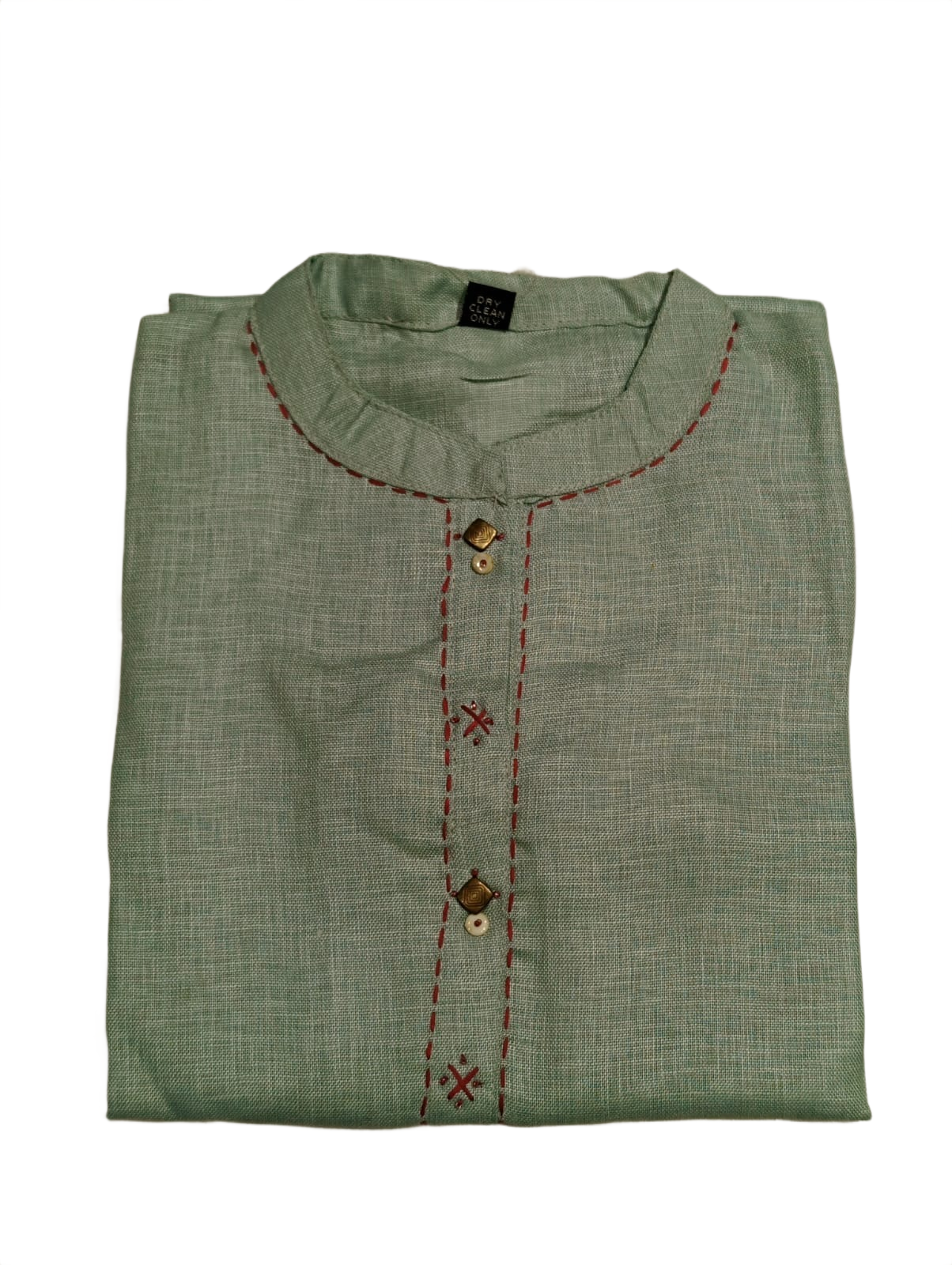 Women's Printed Kurti with Ikat Palazzo Co-ord Set