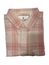 Men’s Pink & White Checked Casual Shirt