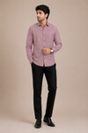 Men's Linen Blend Formal Shirt