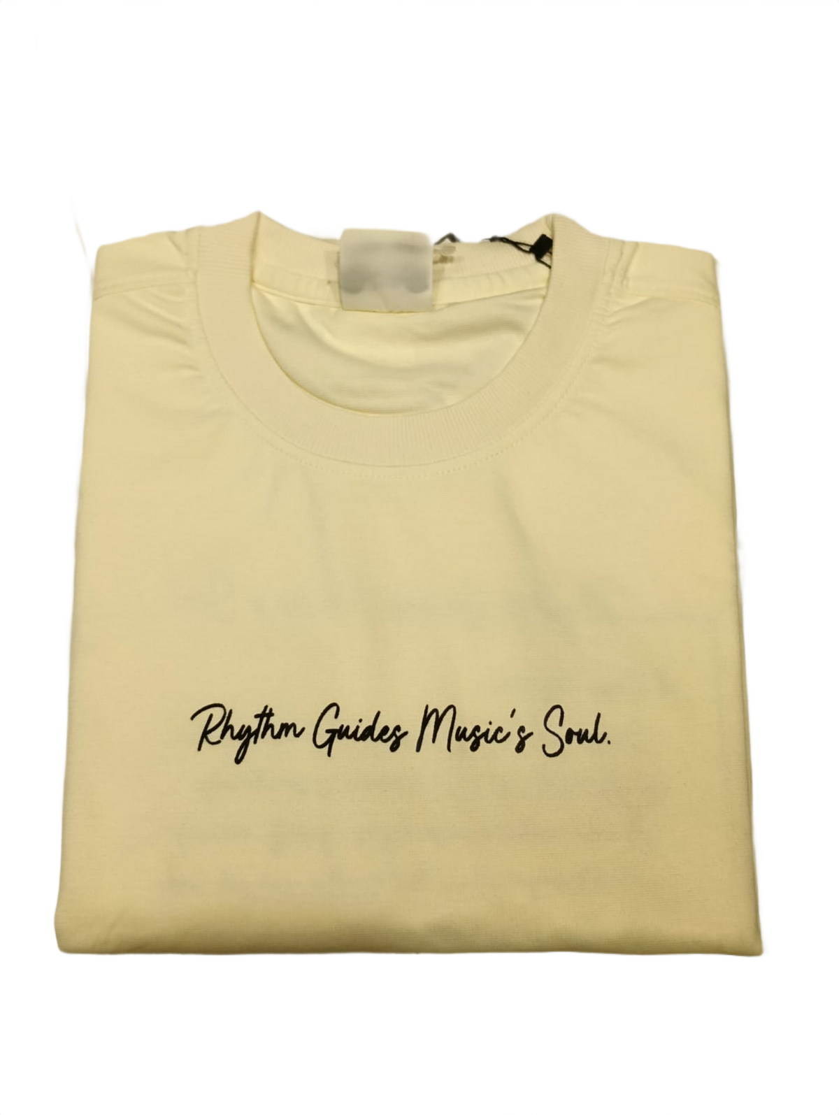 Men's Premium Off-White Crew Neck Cotton T-Shirt